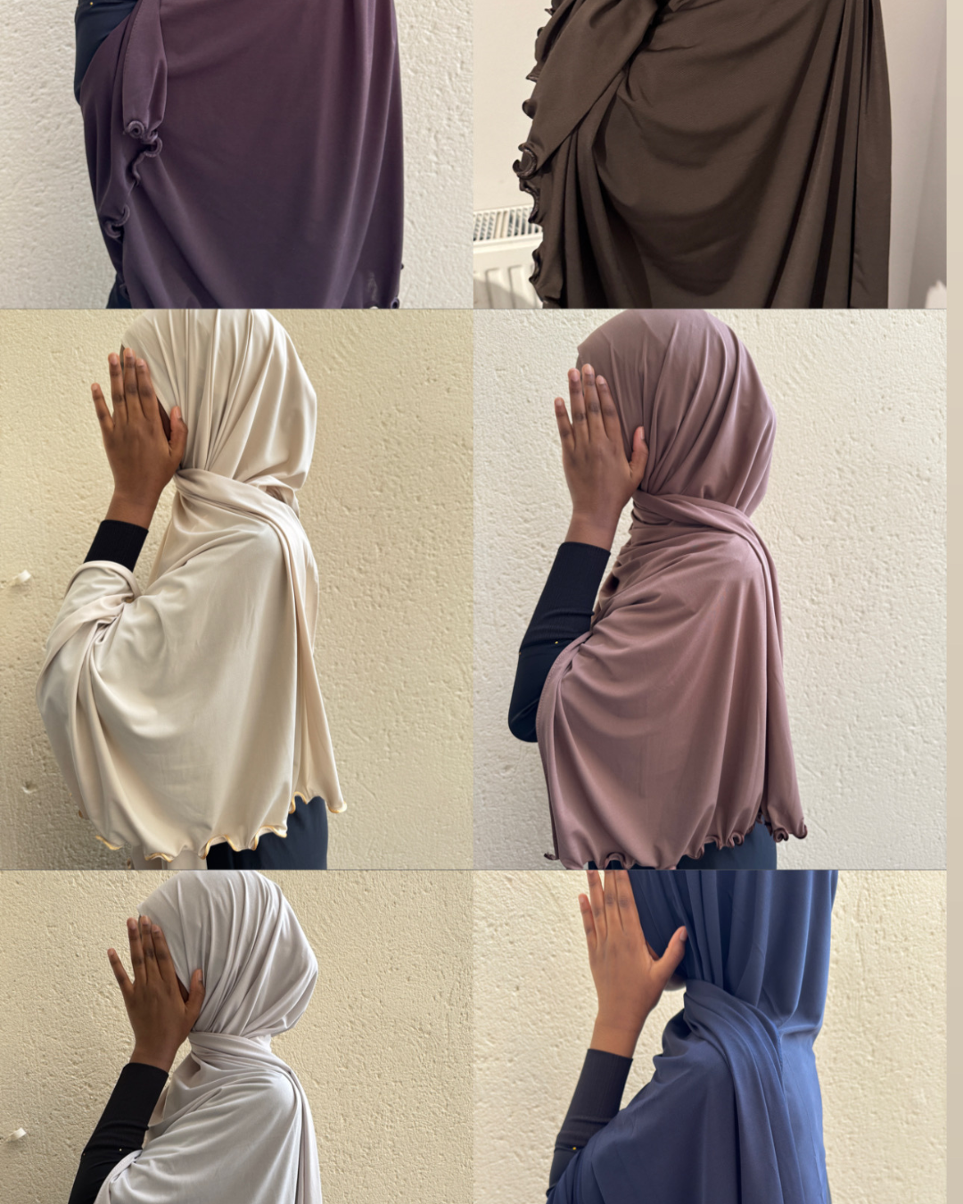 Neutral Jersey hijabs